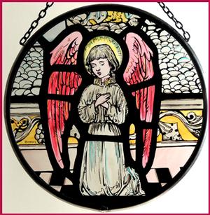 Little Praying Angel with Pink Wings 6