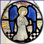 Little Praying Angel with Blue Wings 6