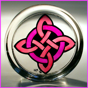 Celtic Cross and Circle - Pink